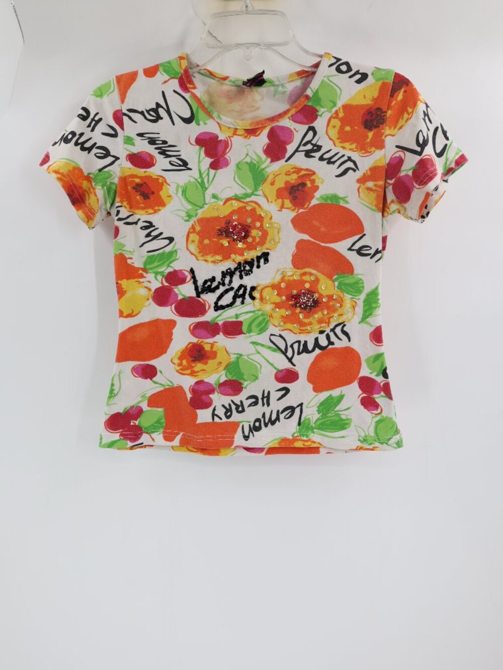 VTG y2k Save The Queen Top Womens Large Short Sleeve boho Graphic Tee shirt